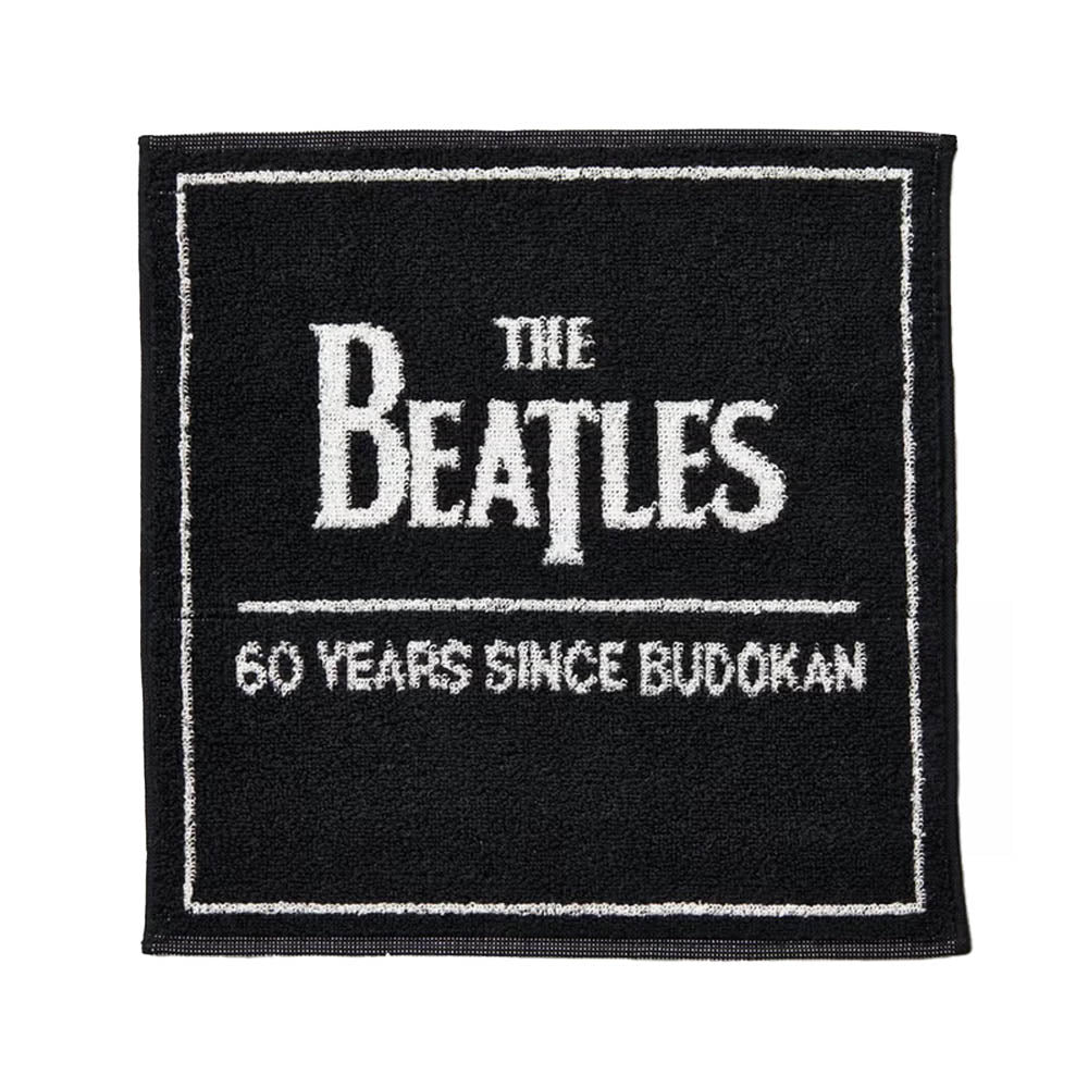THE BEATLES - (来日 60周年 ) - Budokan 60th / タオルハンカチ / Black / 60周年記念限定モデル / IKEUCHI ORGANIC(ブランド)